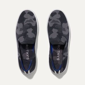 ROTHY'S The Original Slip On Sneaker GRAY CAMO 7